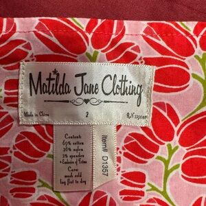 Matilda Jane apron dress size 2